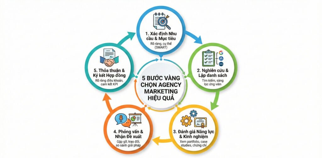 5 Bước Chọn Agency Marketing