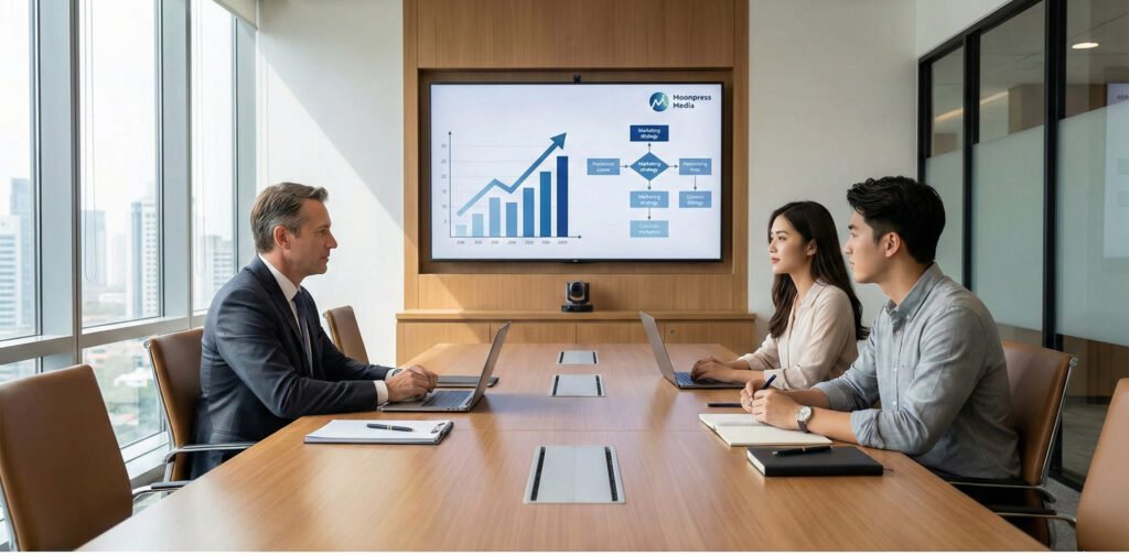 Hợp Tác Agency Marketing Moonpress