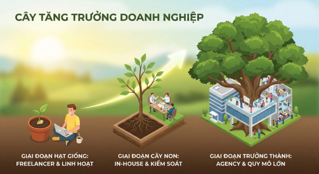 Lựa Chọn Marketing Giai Đoạn Phát Triển Doanh Nghiệp