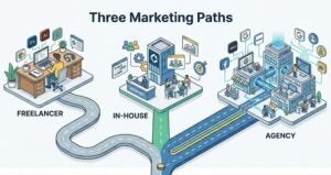 Ba Mô Hình Marketing: Freelancer, In-house Và Agency - Lựa Chọn Chiến Lược